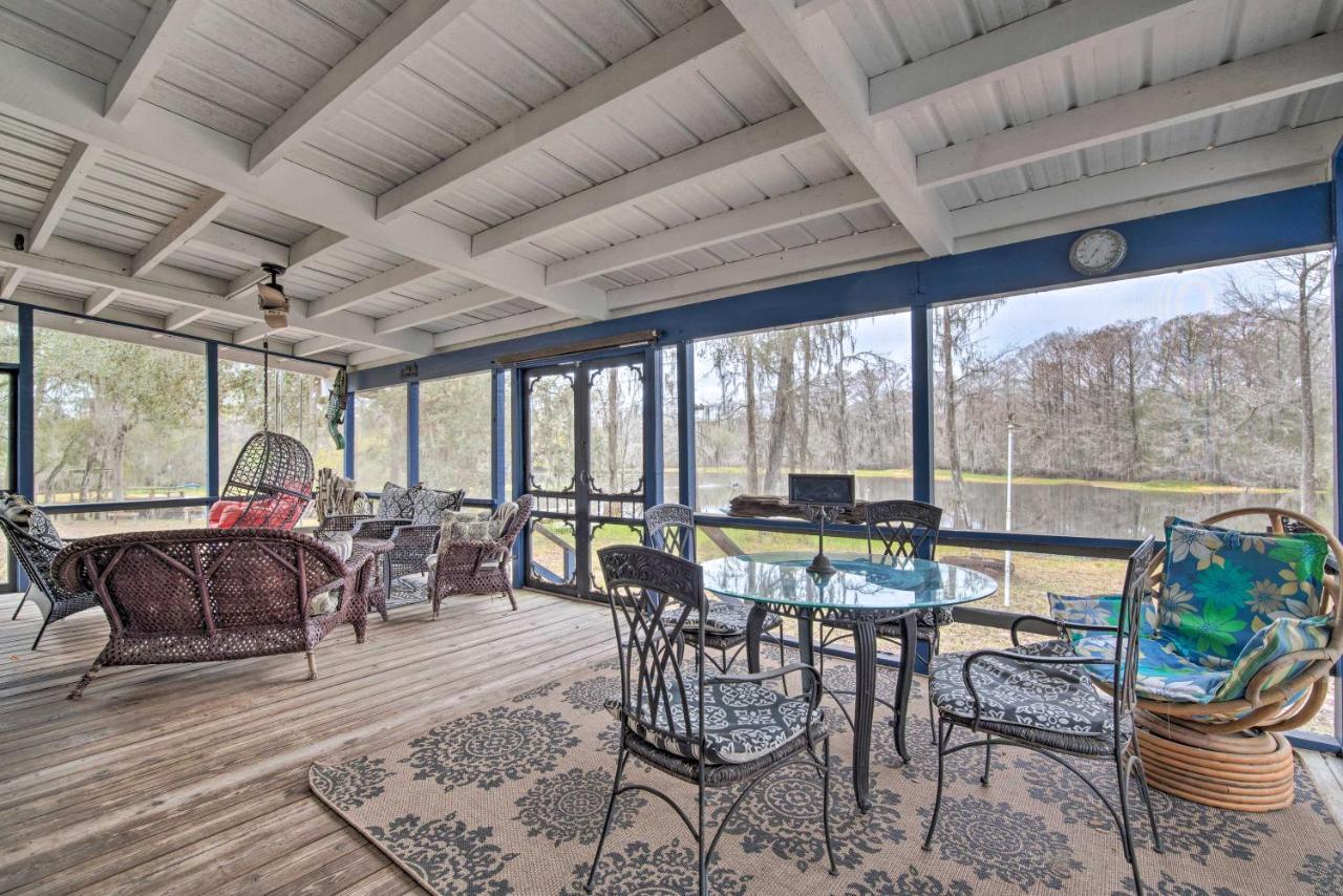 Unplugged Withlacoochee Riverfront Retreat! Bushnell Ngoại thất bức ảnh