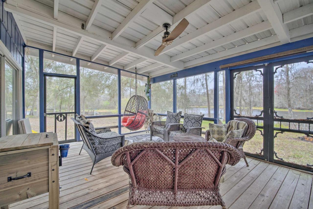 Unplugged Withlacoochee Riverfront Retreat! Bushnell Ngoại thất bức ảnh