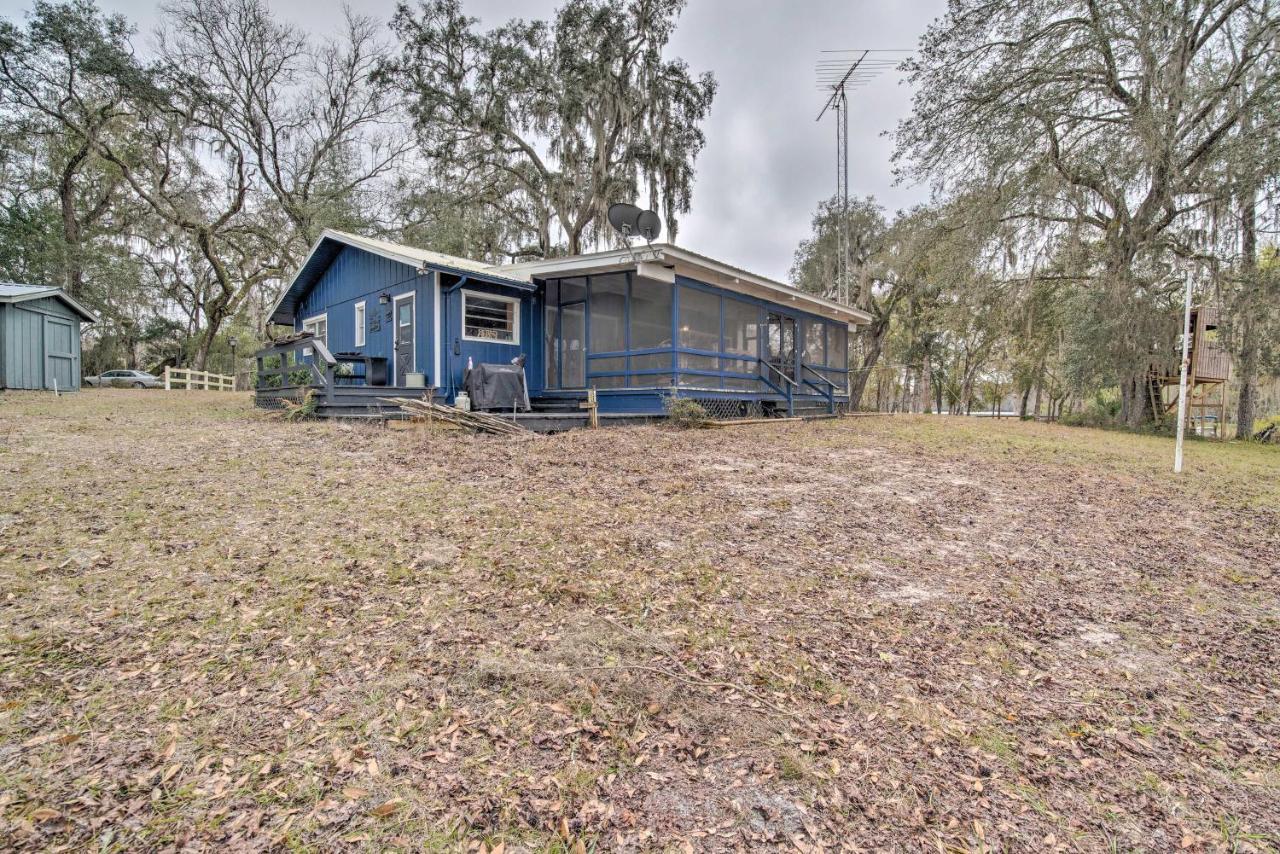 Unplugged Withlacoochee Riverfront Retreat! Bushnell Ngoại thất bức ảnh