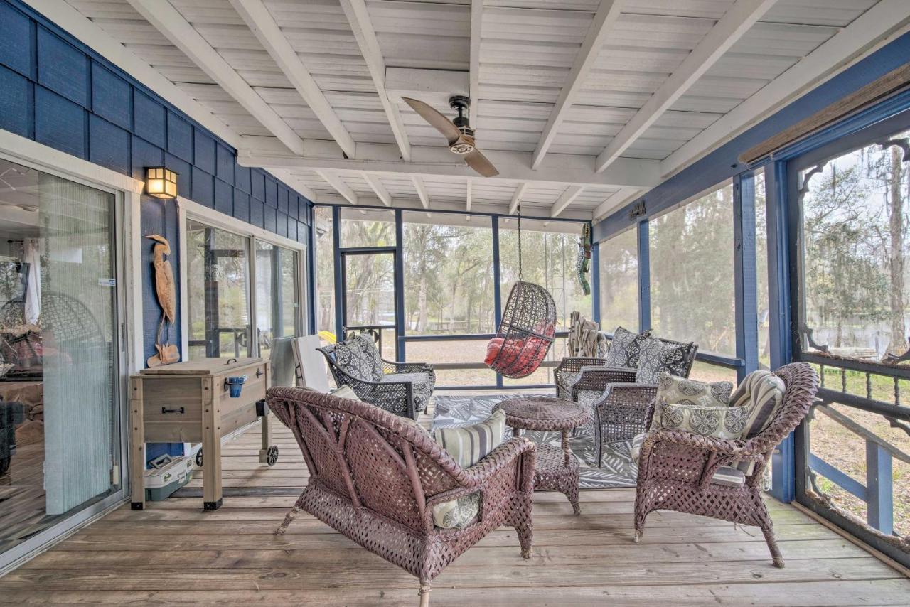 Unplugged Withlacoochee Riverfront Retreat! Bushnell Ngoại thất bức ảnh